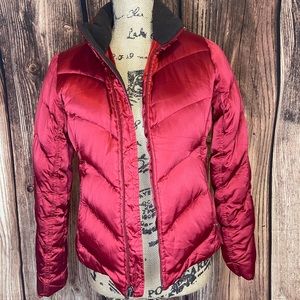 Eddie Baurer Red Goose Down Puffer Jacket